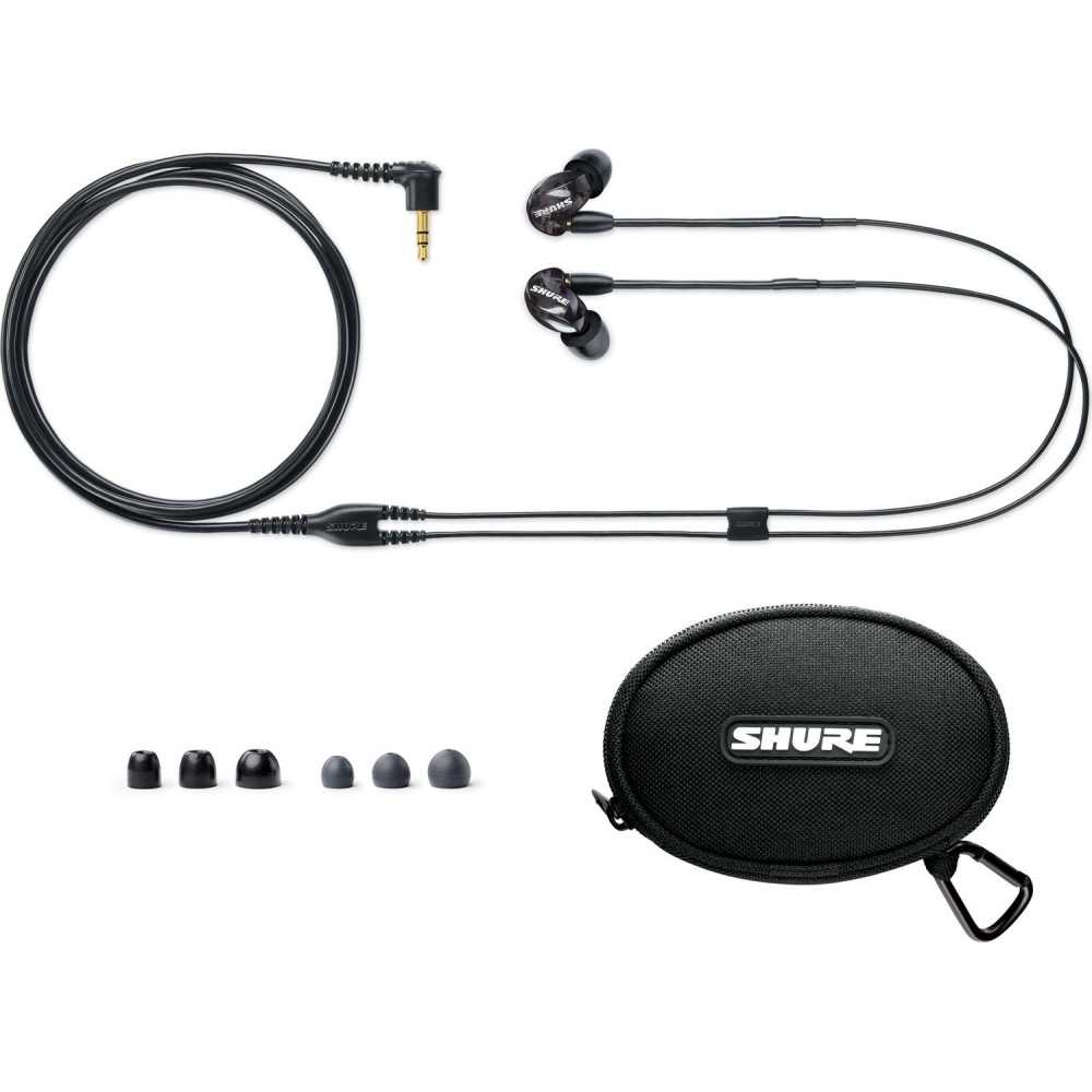 Auriculares Shure Intraural Profesionales SE215-K Color Negro