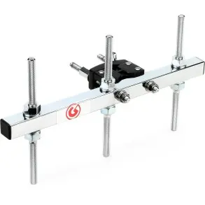 Soporte Gibraltar Cencerro de 3 Barras Dobles Fijas 12" Largo GAB12