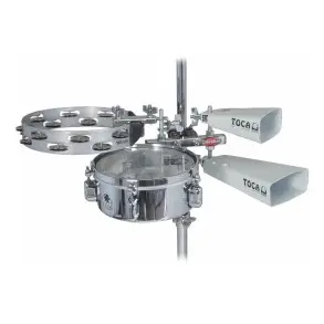 Soporte Gibraltar Cencerro de 2 Barras Dobles Fijas &nbsp;8" Largo GAB2