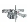 Soporte Gibraltar Cencerro de 2 Barras Dobles Fijas &nbsp;8" Largo GAB2