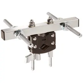 Soporte Gibraltar Cencerro de 2 Barras Dobles Fijas &nbsp;8" Largo GAB2
