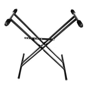 Soporte Tijera Doble para Teclado - Piano Caño Cuadrado