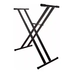 Soporte Tijera Doble para Teclado - Piano Caño Cuadrado