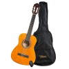 Guitarra Clasica Valencia de Estudio Pack Funda y Afinador VC104K Color Natural