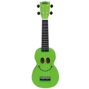 Ukelele Mahalo Soprano U-SMILE GN Funda Verde
