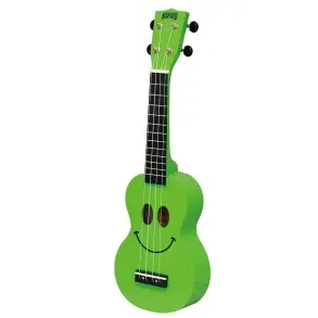 Ukelele Mahalo Soprano U-SMILE GN Funda Verde