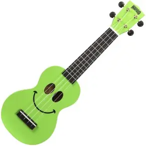 Ukelele Mahalo Soprano U-SMILE GN Funda Verde