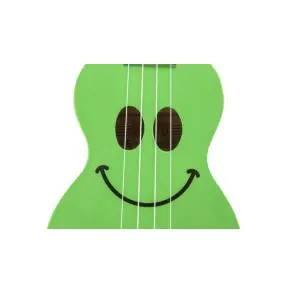 Ukelele Mahalo Soprano U-SMILE GN Funda Verde