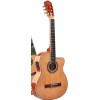 Guitarra Texas Clasica electroacustica 4 bandas EQ CG30-7545-NAT TEX Funda acolchada Natural