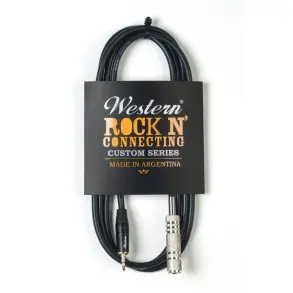 Cable Western Mini Plug 3,5mm a Jack stereo para plug de 1/4 3 metros MINIJACKN30