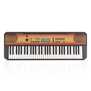 Teclado Yamaha PSRE360 5 Octavas - Sensitivo Color Mahogany