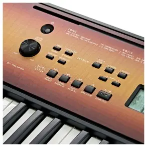 Teclado Yamaha PSRE360 5 Octavas - Sensitivo Color Mahogany