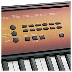 Teclado Yamaha PSRE360 5 Octavas - Sensitivo Color Mahogany