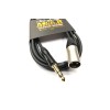 Cable Western XLR (canon) Macho a Plug Balanceado 1,5 mts Para Monitores de estudio a Placa CMPTRS15