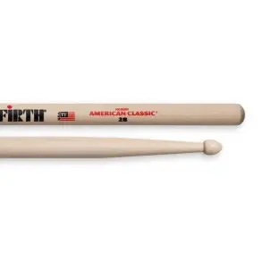 Vic Firth 2b Baquetas Palillos Punta Madera Made In Usa