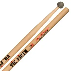 Baquetas Palillos Vic Firth 5b Chop Out Punta Goma 5bco