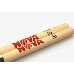 Baquetas Palillos Nova By Vic Firth 5b Punta Madera N5b
