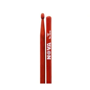 Baquetas Palillos Nova By Vic Firth 5b Punta Madera Red N5br