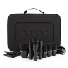 Kit Shure de 7 Mic p/Bateria 3 Clamps + 3 Pipetas + 5 XLR + Estuche PGADRUMKIT7
