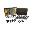 Kit Shure de 7 Mic p/Bateria 3 Clamps + 3 Pipetas + 5 XLR + Estuche PGADRUMKIT7