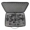 Kit Shure de 7 Mic p/Bateria 3 Clamps + 3 Pipetas + 5 XLR + Estuche PGADRUMKIT7