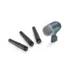 Kit Shure de 4 Microfonos para Bateria 3 Clamps + 3 xlr + Estuche DMK57-52