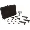 Kit Shure de 4 Microfonos para Bateria 3 Clamps + 3 xlr + Estuche DMK57-52
