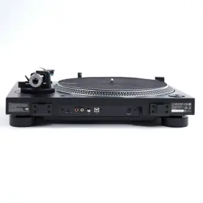 Bandeja Tocadiscos Audio Technica Lp120 Usb Vinilo Giradisco De Accion Directa Salidas Usb-rca AT-LP120XUSB-BK