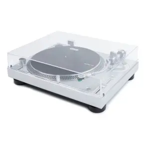 Bandeja Tocadiscos Audio Technica Lp120 Usb Vinilo Giradisco De Accion Directa Salidas Usb-rca AT-LP120XUSB-SV