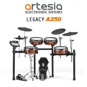 Bateria Electronica Artesia Pro A250 5 Cuerpos Parches Mesh
