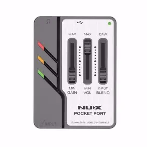 Interfaz de Audio Nux Guitar Pocket Port USB