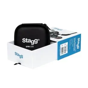Auriculares In Ear Stagg - 2 Vías Color Negro SPM235BK
