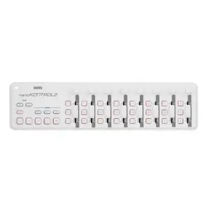 Mini Controlador Midi Korg NanoKontrol2 Blanco