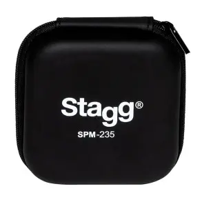 Auriculares In Ear Stagg - 2 Vías Color Transparente SPM235TR