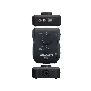 Interfaz Zoom De Audio Portátil Grabación En 2 Canales U22