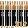 Pack x 12 Pares De Palillos Stagg 7A Punta Madera