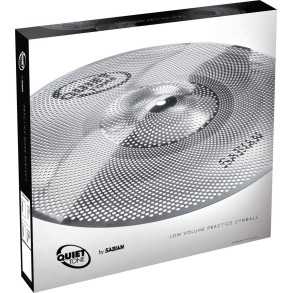 Set De Platillos Sabian Low Volume Quiet Tone Hi Hat 13" + Crash/Ride 18"