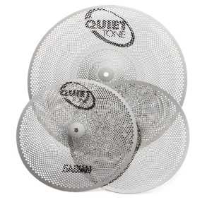 Set De Platillos Sabian Low Volume Quiet Tone Hi Hat 13" + Crash/Ride 18"