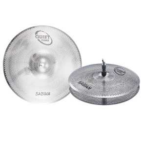 Set De Platillos Sabian Low Volume Quiet Tone Hi Hat 13" + Crash/Ride 18"