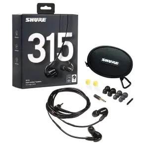 SHURE SE315-CL Auricular Intraural Profesional 2 vías InEar
