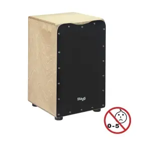 Cajon Flamenco Stagg Tapa Color Negro CAJ50