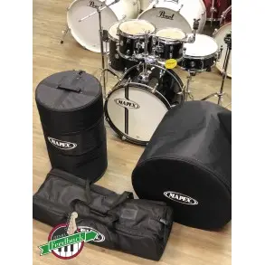 Bateria Mapex Travel 5 cuerpos Medidas Chicas Fierros y Fundas