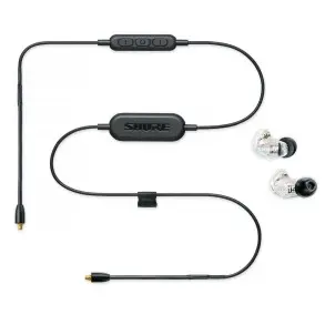 Auricular Shure Intraural SE215 translucido C/Bluetooth SE215-CL-BT1