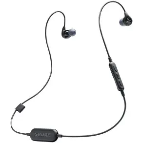 Auricular Shure SE112 Intraural negro con Bluetooth C/control remoto y microfono SE112-K-BT1