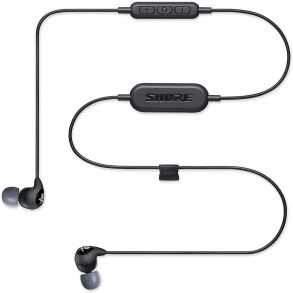 Auricular Shure SE112 Intraural negro  con Bluetooth C/control remoto y microfono  SE112-K-BT1