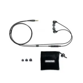 Auricular Shure SE112 Intraural c/Control de Volumen y Mic incorporado (iOS) SE112M+-GR