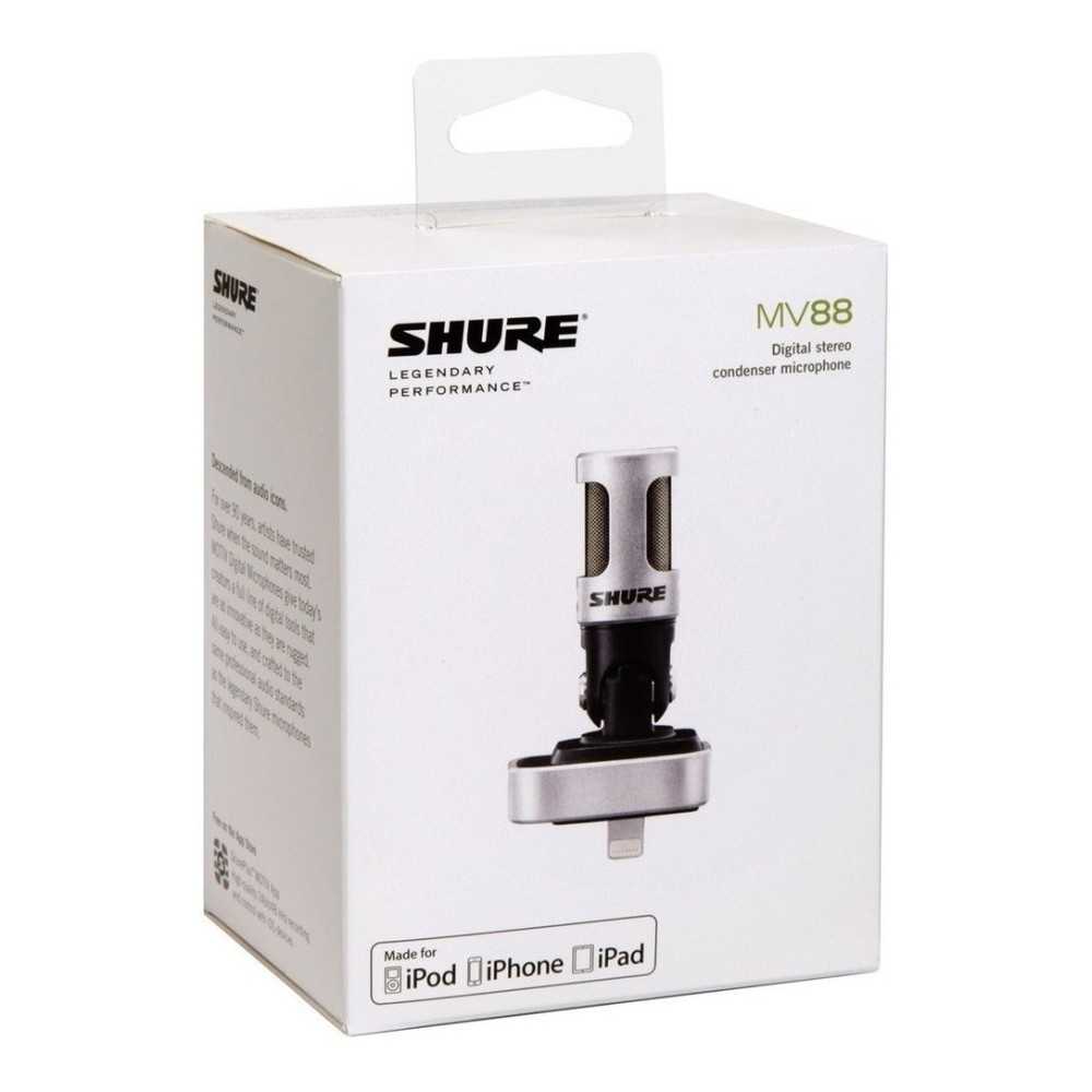 Micrófono Condenser Shure | Digital | MV88/A