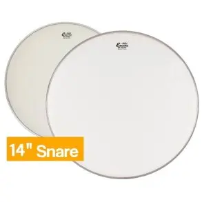 Pack parches para Redoblante Encore By Remo Ambassador De 14" Coated + Hazy Bordonero