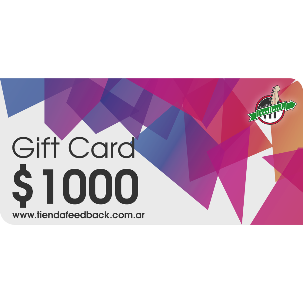 GIFT CARD $1000 en Tienda Feedback
