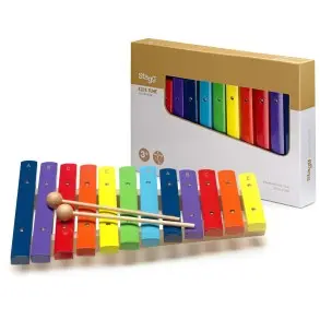 Xilofon Stagg De Matera Con 12 Notas De Colores XYLOJ12